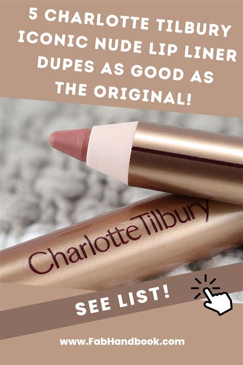 Best 5 Charlotte Tilbury Iconic Nude Lip Liner Dupe Picks